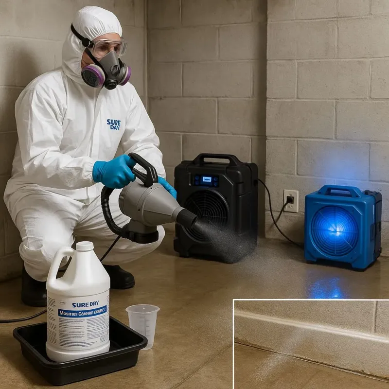 Sanitization and Odor Removal process in Fairmont, NC