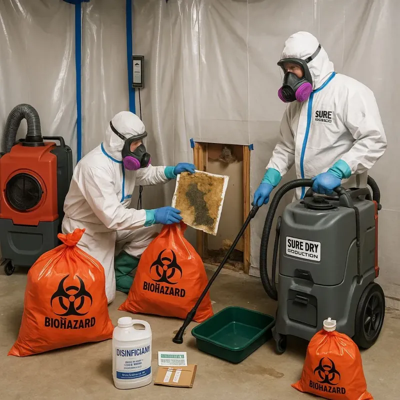 Contaminated Water Handling Protocols process in Fairmont, NC